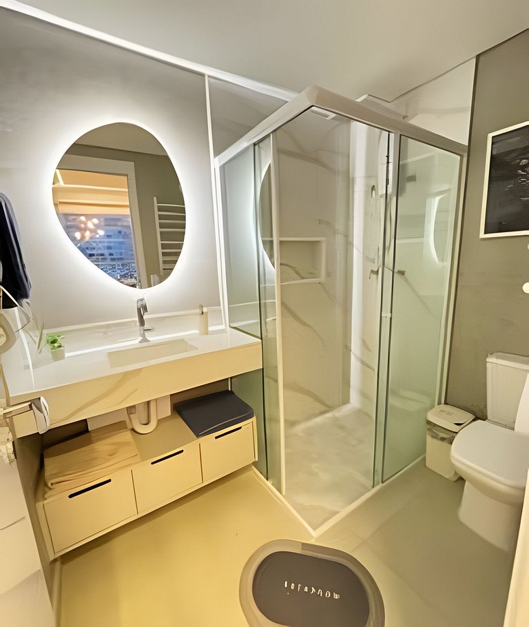 4013 Studio no Brooklin c/ Wifi e Ar Condicionado