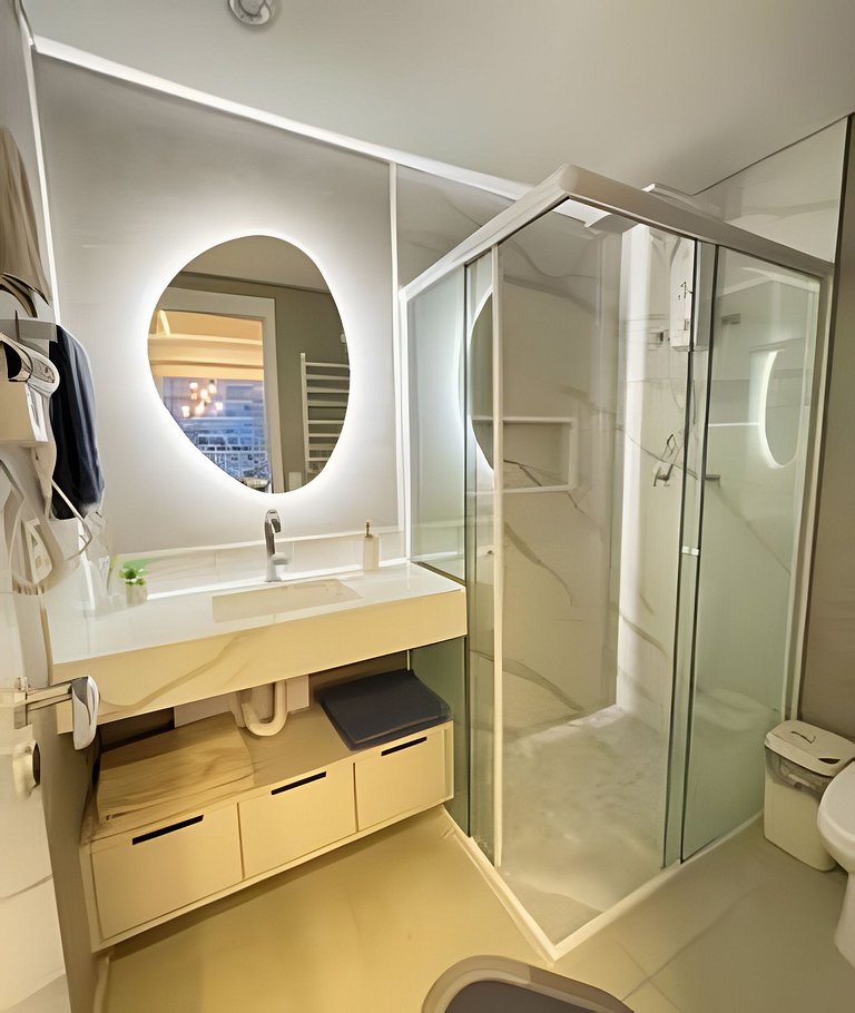 4013 Studio no Brooklin c/ Wifi e Ar Condicionado