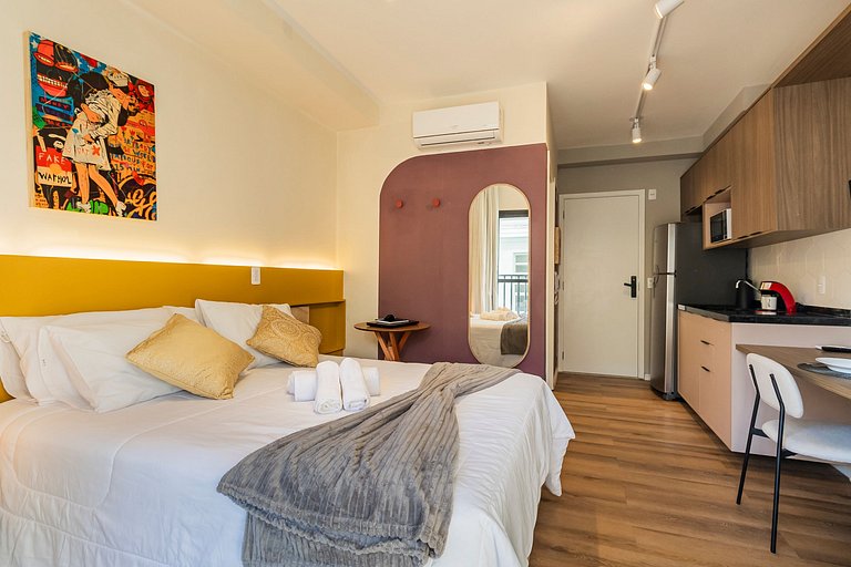 204 Aconchegante AP na V. Mariana C/piscina