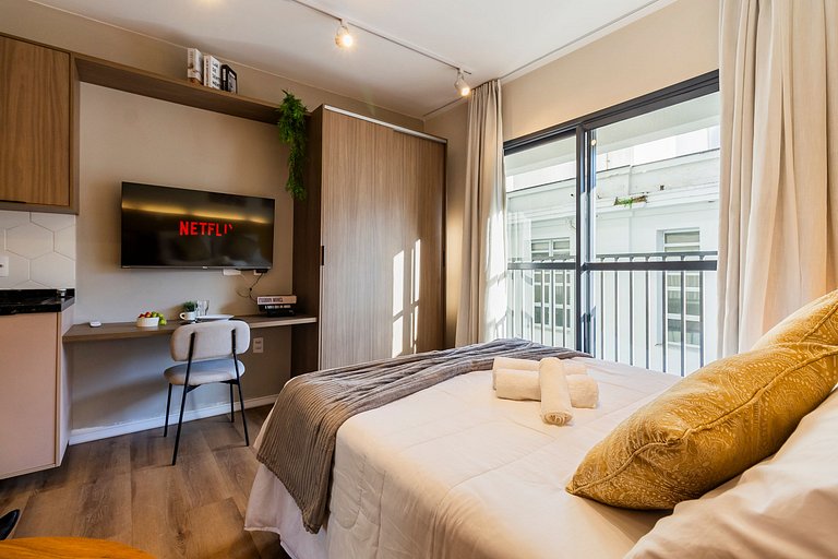 204 Aconchegante AP na V. Mariana C/piscina