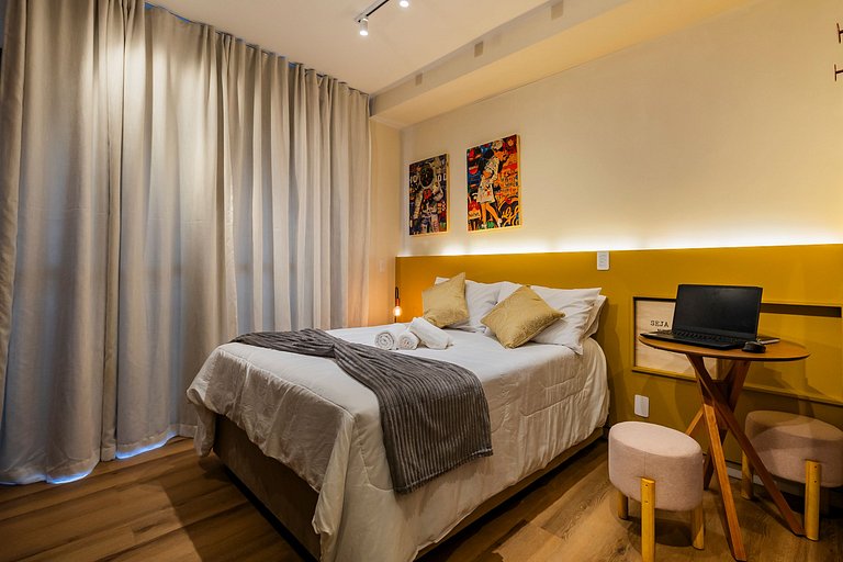 204 Aconchegante AP na V. Mariana C/piscina