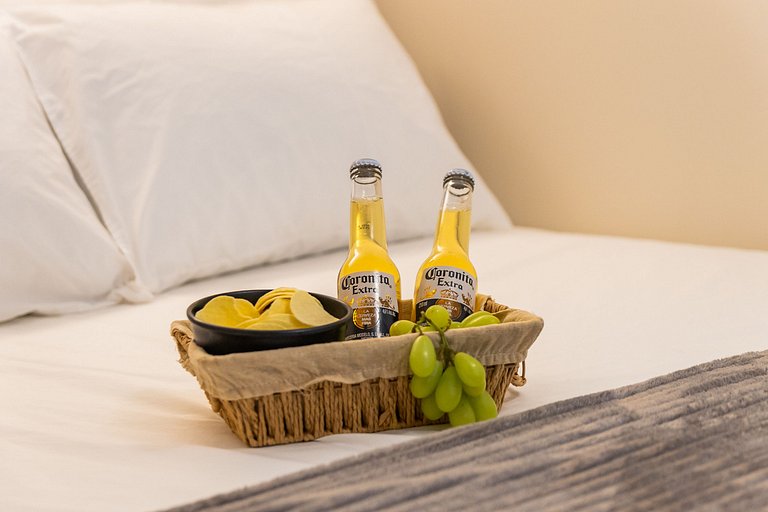 509 Luxo No Brooklin C/ Ar condicionado + Piscina