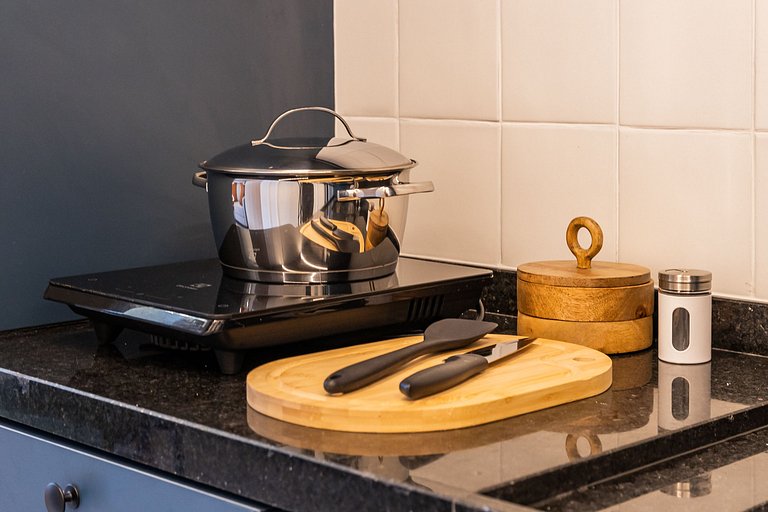 509 Luxo No Brooklin C/ Ar condicionado + Piscina