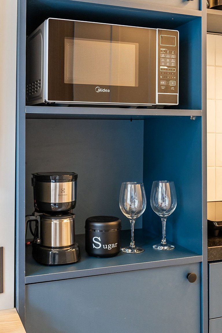 509 Luxo No Brooklin C/ Ar condicionado + Piscina