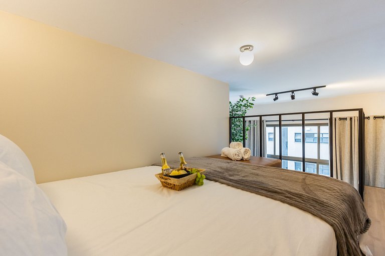 509 Luxo No Brooklin C/ Ar condicionado + Piscina