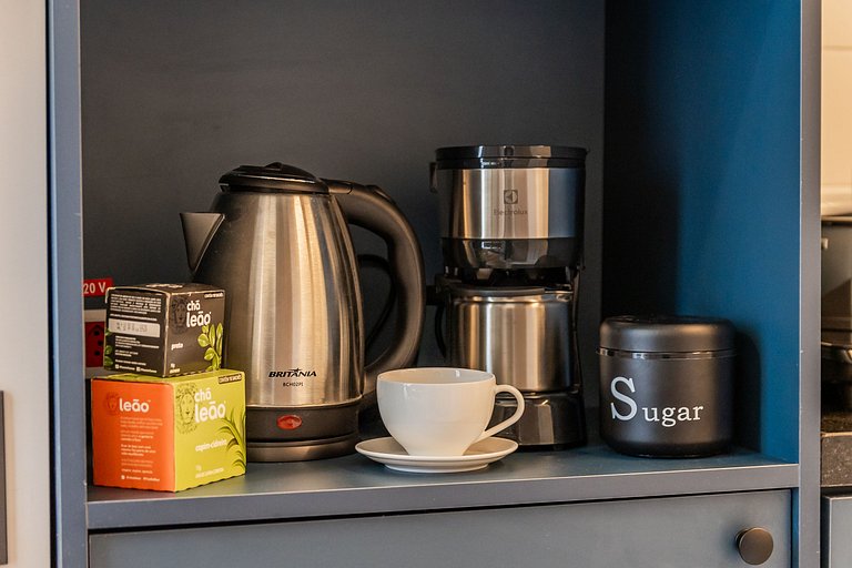 509 Luxo No Brooklin C/ Ar condicionado + Piscina