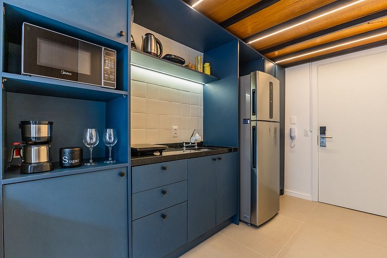 509 Luxo No Brooklin C/ Ar condicionado + Piscina