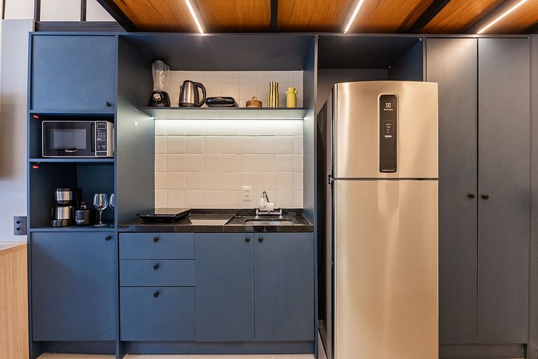 509 Luxo No Brooklin C/ Ar condicionado + Piscina