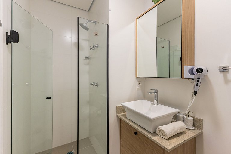 509 Luxo No Brooklin C/ Ar condicionado + Piscina