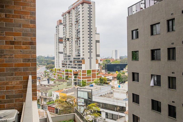 509 Luxo No Brooklin C/ Ar condicionado + Piscina