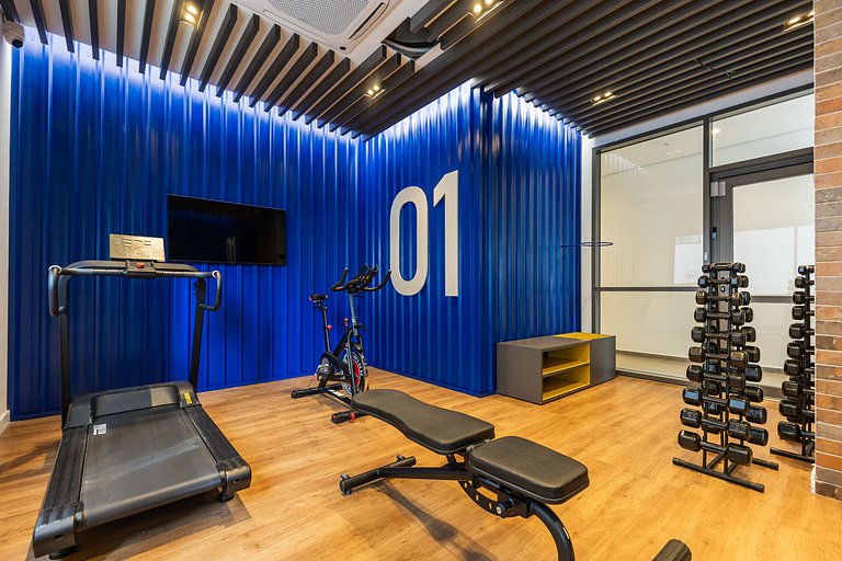 509 Luxo No Brooklin C/ Ar condicionado + Piscina