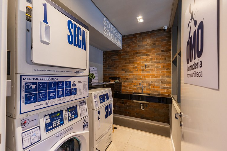 509 Luxo No Brooklin C/ Ar condicionado + Piscina