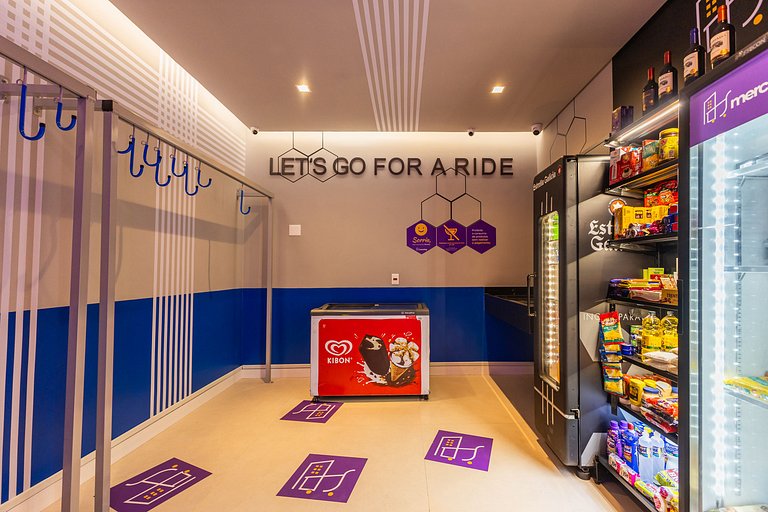 509 Luxo No Brooklin C/ Ar condicionado + Piscina