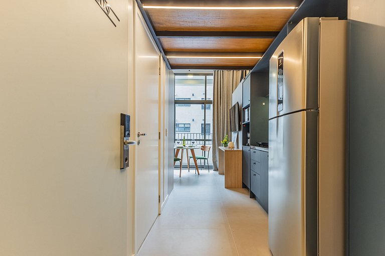 509 Luxo No Brooklin C/ Ar condicionado + Piscina