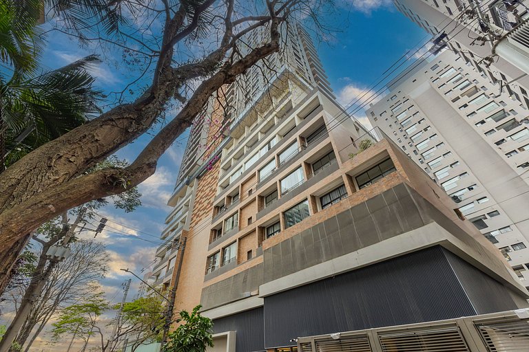 509 Luxo No Brooklin C/ Ar condicionado + Piscina