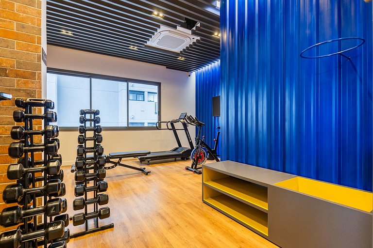 509 Luxo No Brooklin C/ Ar condicionado + Piscina