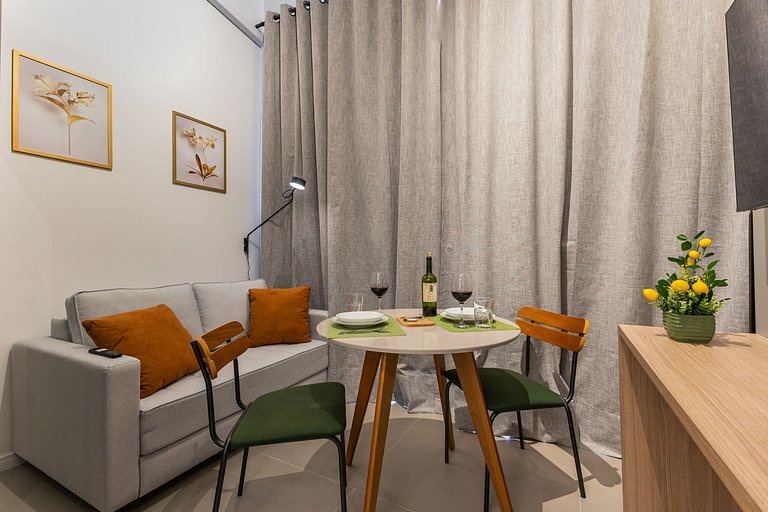 509 Luxo No Brooklin C/ Ar condicionado + Piscina