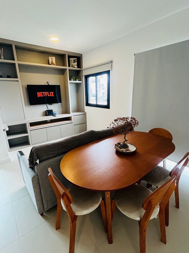 Ap Moderno em Pinheiros | 200m do Shop Eldorado