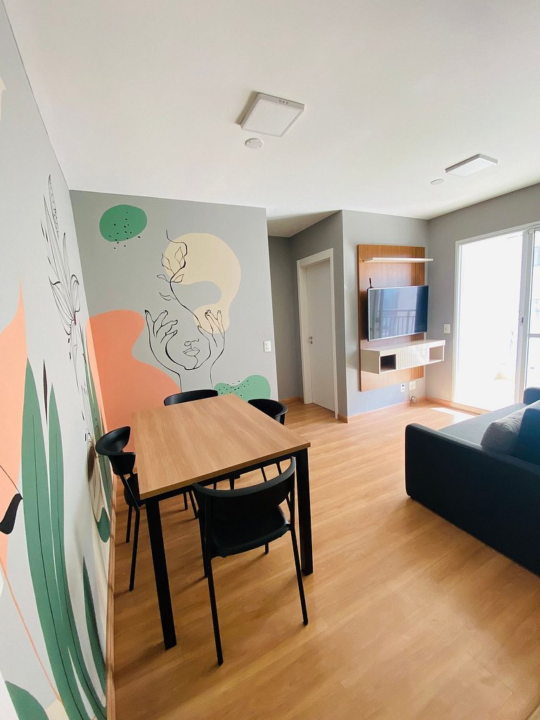 1411A Ap Moderno no Brás | C/ vaga e WI-FI