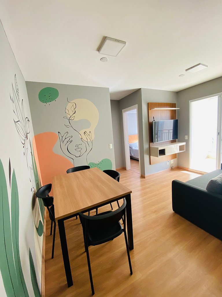 1411A Ap Moderno no Brás | C/ vaga e WI-FI