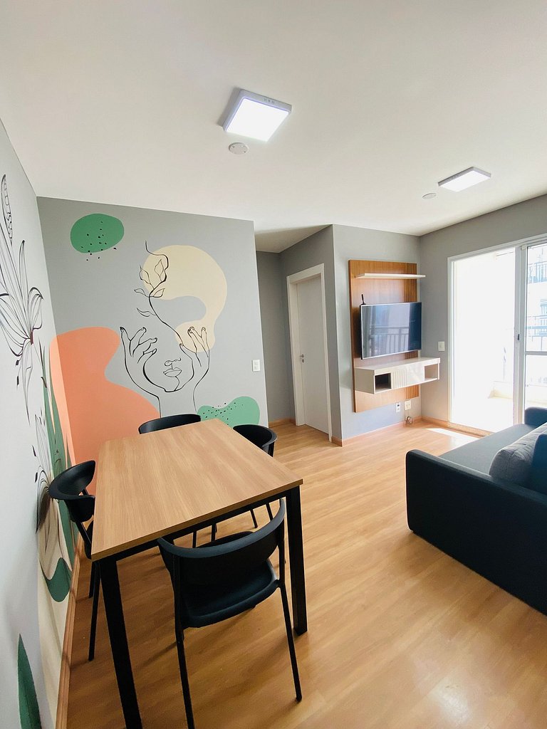 1411A Ap Moderno no Brás | C/ vaga e WI-FI