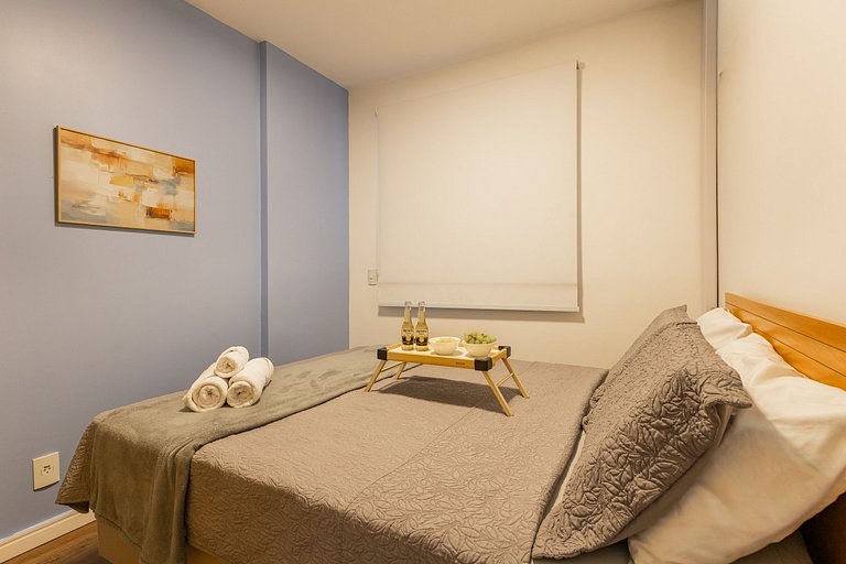 907 Ap charmoso em Pinheiros com academia e AC