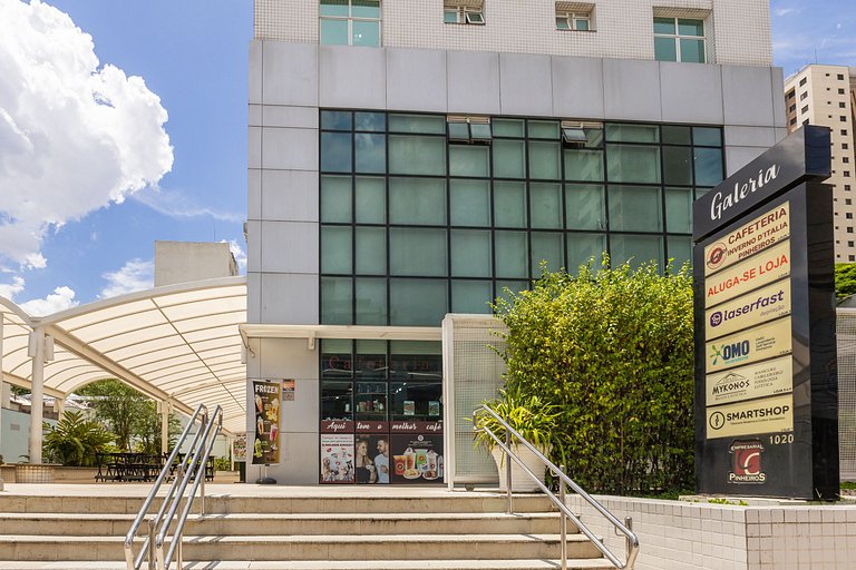 907 Ap charmoso em Pinheiros com academia e AC