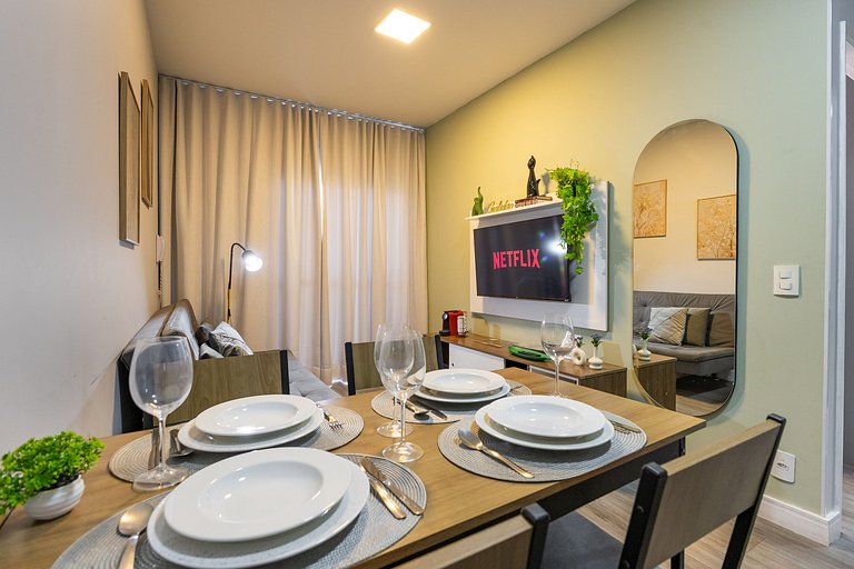 106 Ap completo em Pinheiros com Academia e AC