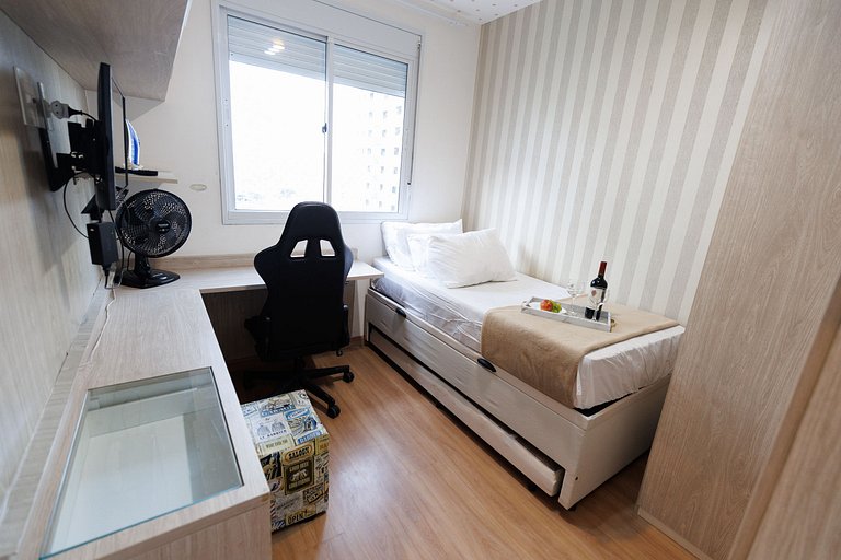 704 B Luxo Centro SP | Brás - Completo + vaga