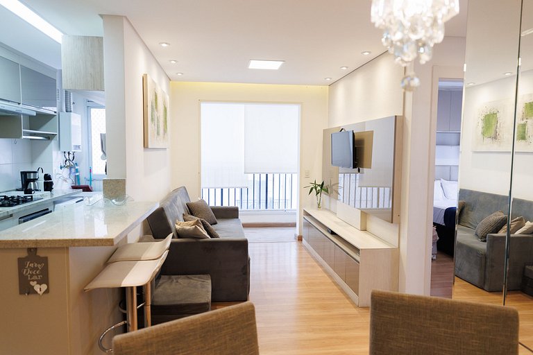 704 B Luxo Centro SP | Brás - Completo + vaga
