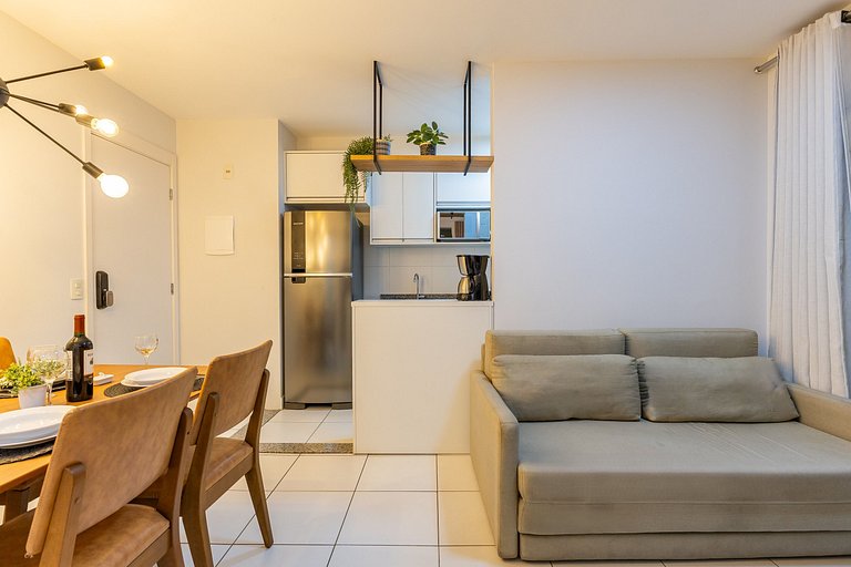 102B AP Luxuoso em SP, central, c/ garagem, Wi-Fi 600m