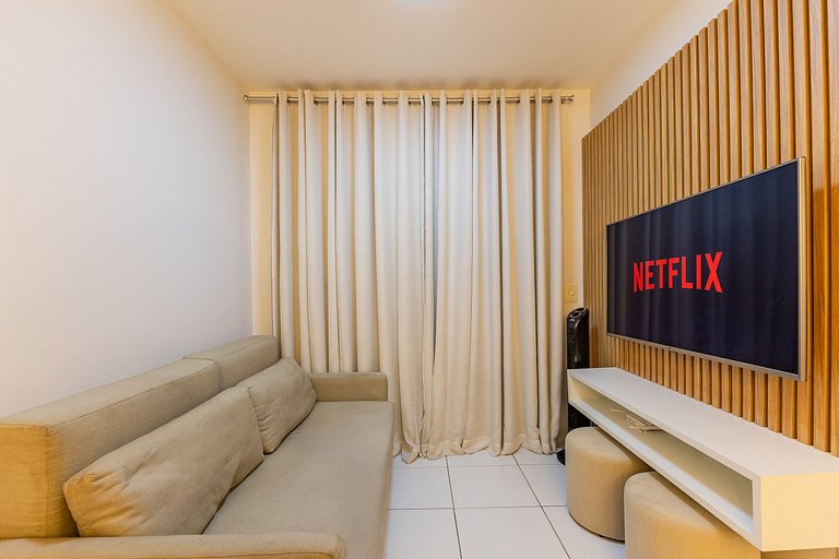 102B AP Luxuoso em SP, central, c/ garagem, Wi-Fi 600m