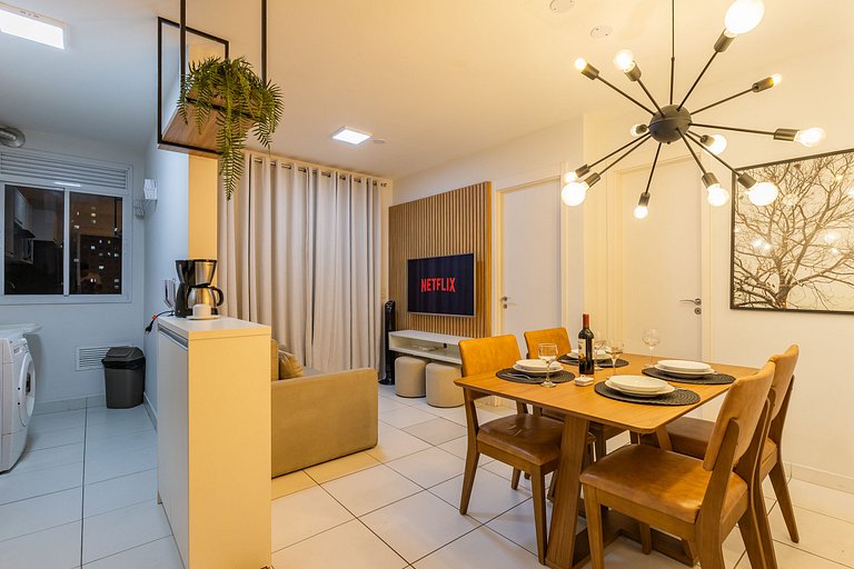 102B AP Luxuoso em SP, central, c/ garagem, Wi-Fi 600m