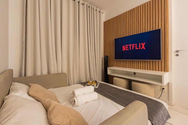 102B AP Luxuoso em SP, central, c/ garagem, Wi-Fi 600m